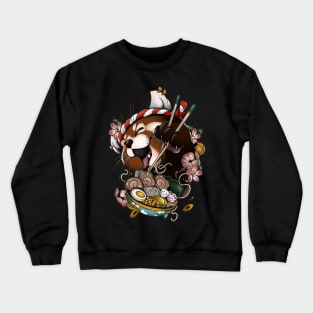 red panda ramen Crewneck Sweatshirt